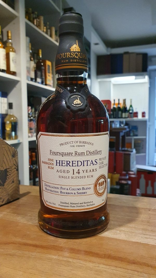 Foursquare Hereditas TWE exclusive 14y Barbados Rum 56% vol. 0,7l limitiert limited Mode