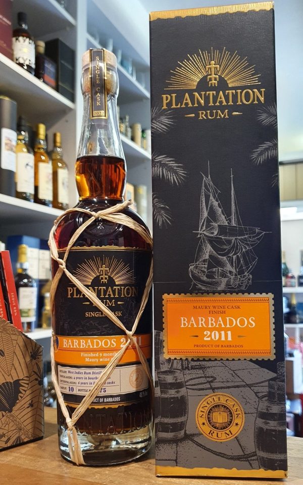 Plantation Barbados 2011 2022 Maury cask XO 0,7l 48,1% vol. single cask Rum hm Planteray Rabatt