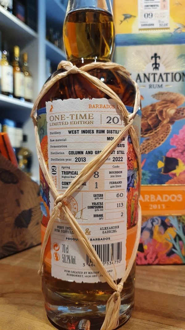 Plantation one time Barbados 2013 2022  0,7l 50,2% vol. Planteray Im Angebot – Bild 4