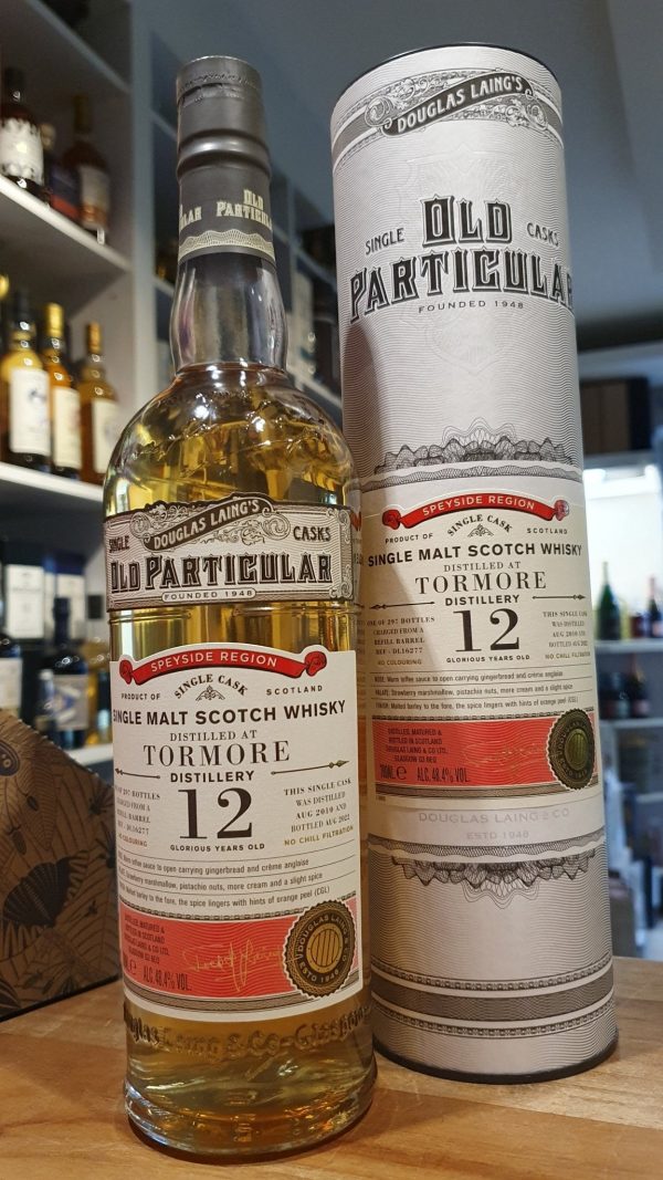 Tormore 12Y single cask 2010 2022 Old Particular 48,4% vol. 0,7l  Whisky Douglas Laing Mode