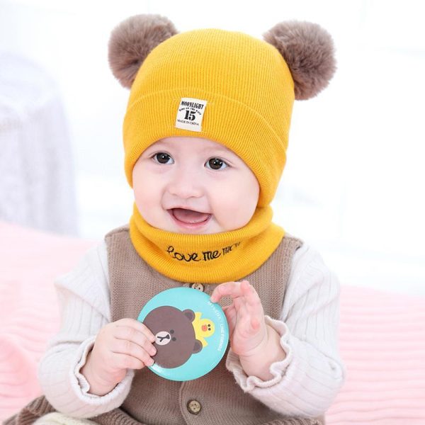 Ciaovie™ Chapeau et Écharpe Chaud Hiver Pour Bébés Angebot – Bild 4