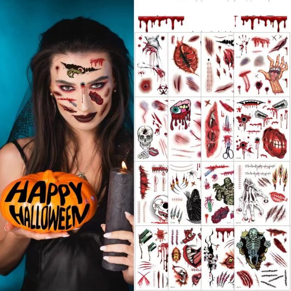 🎃Halloween tatouage temporaire maquillage farce🎃 Zu verkaufen