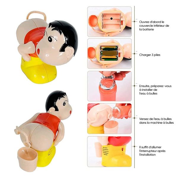 🫧😎Cadeaux drôles Fart Bubble Blower😎🫧 Schn?ppchen – Bild 2