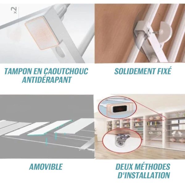 Etagère de rangement extensible pour placard Schn?ppchen – Bild 2