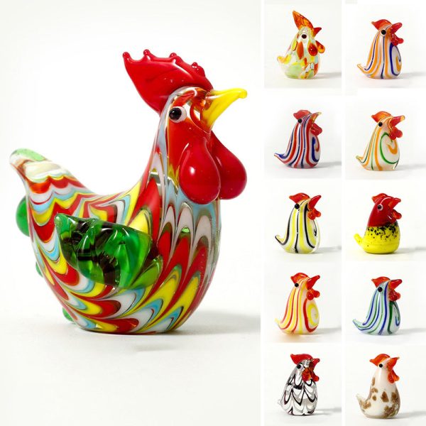 Décoration créative de poulet vitrail Verkauf – Bild 2