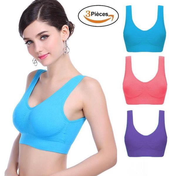 Soutien-Gorge de Sport Confortable Respirant-3 Pièces Online-Schn?ppchen – Bild 2