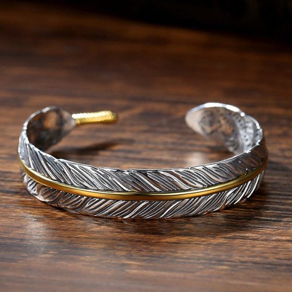 Bracelet plume vintage Angebot – Bild 5