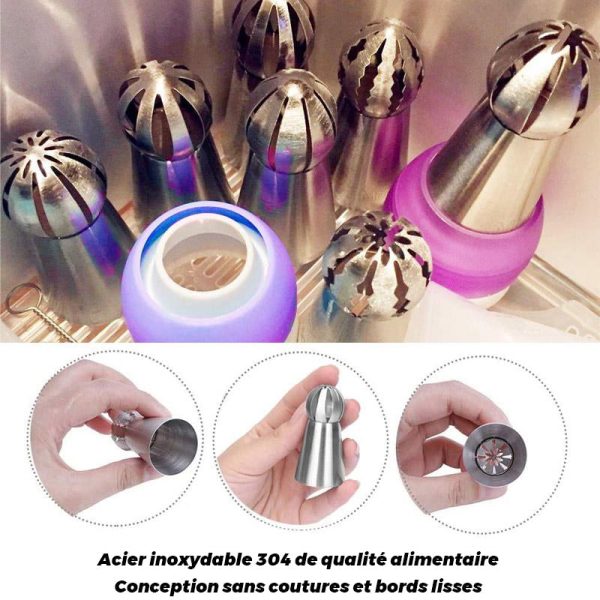 Outil de décoration de gâteau 8-Set Schn?ppchen