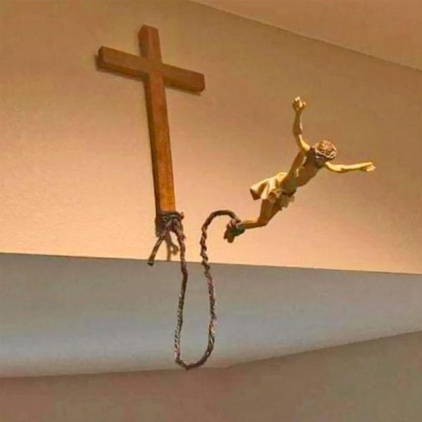 Décoration religieuse de Jésus de saut à l élastique Online-Schn?ppchen – Bild 3