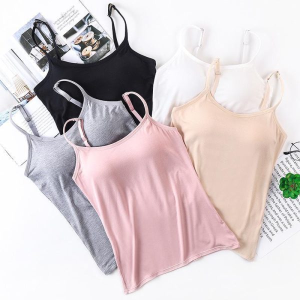 Camisole avec Soutien-gorge Intégré Mode