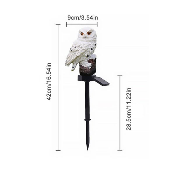 Poteau solaire de jardin à figure d aigle Mode