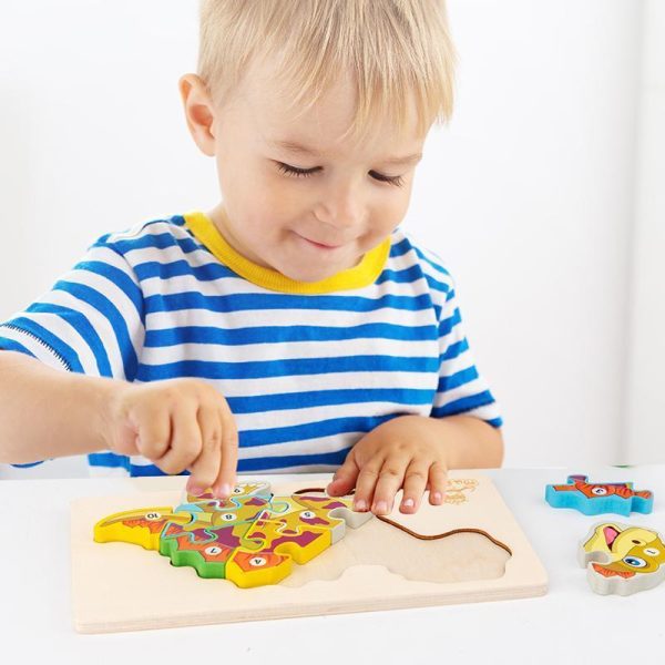 Puzzle en Bois Dinosaure 3D Angebot – Bild 2