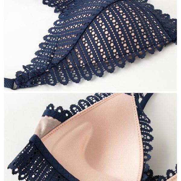 Soutien-gorge Respirant en Dentelle Agrafes Devant Online-Verkauf – Bild 4