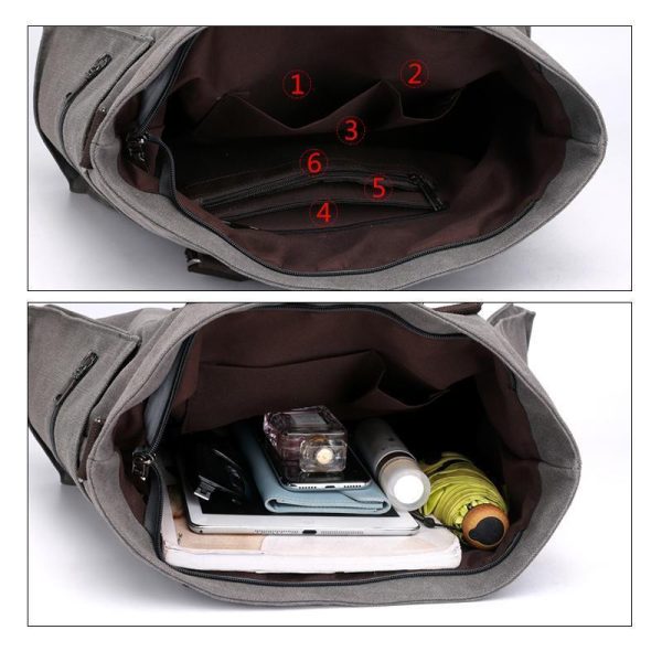 Femme Sac à Main en Toile Décontracté à Mode Online-Verkauf – Bild 4